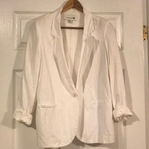 White blazer